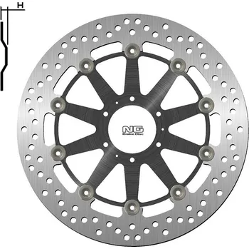 Brzda pro motocykl Brzdový kotouč NG přední HONDA CB 1100 / EX rok 14-18
