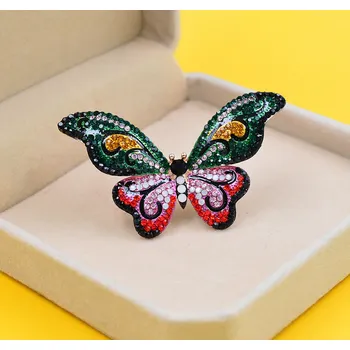 Souprava šperků B-TOP Brož Barevný Motýl