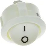 Vypínač do desky kolébkový R13, 250V/max.16(8)A, bílý