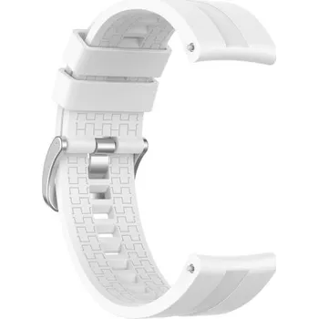 Řemínek na hodinky BSTRAP | BStrap Silicone Cube reminek na Huawei Watch GT/GT2 46mm, white (SHU004C0812)