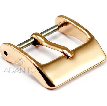 Řemínek na hodinky Rose gold ocelová přezka 24 mm