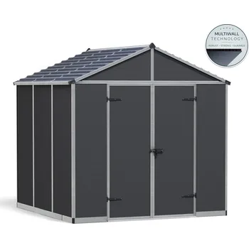 Zahradní domek Palram - Canopia Rubicon 8' x 8' antracit