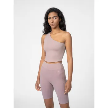 Dámské kraťasy 4F 4FSS23TTIGF042 BEIGE Dámské legínové kraťasy US L