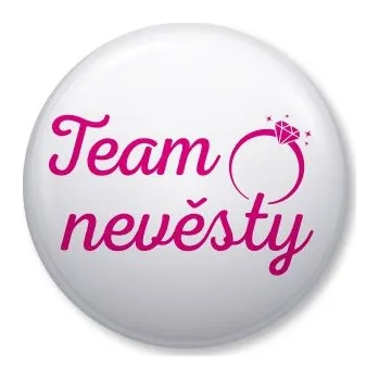 Placka Team nevěsty bílá, prsten