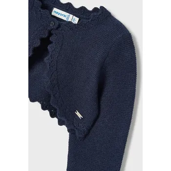 Kojenecké bolerko, svetr Mayoral 308 - 80 modré barva: modrá, Rozměr: 24 měsíců, 92 cm