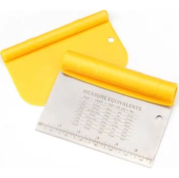 Kuchyňská stěrka Stěrka s pravítkem a převodem jednotek - Cakesicq