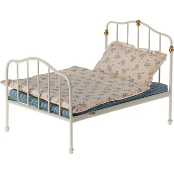 Dětská postýlka MAILEG Kovová postýlka pro myšky - white S22