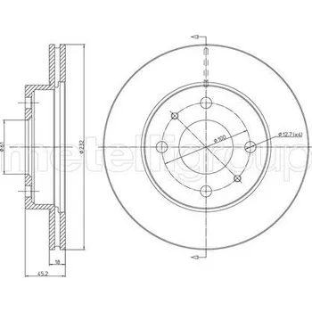 Brzdový kotouč Brzdový kotouč CIFAM (800-457)