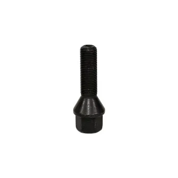 Matice na kolo Šrouby na alu kola M12x1,25x36mm černé, kužel, klíč 17