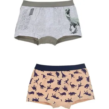 Boxerky Chlapecké boxerky Jurassic World - šedá/béžová Velikost: 104/110