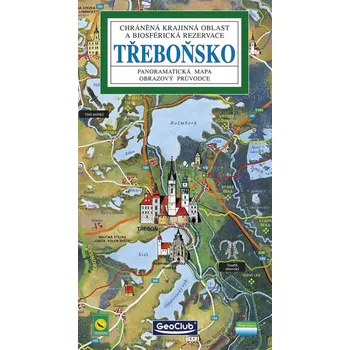 Třeboňsko / panoramatická mapa česky