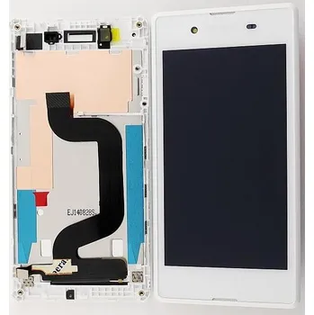 Sony Xperia E3 D2203 LCD displej včetně dotykového skla a krytu bílý