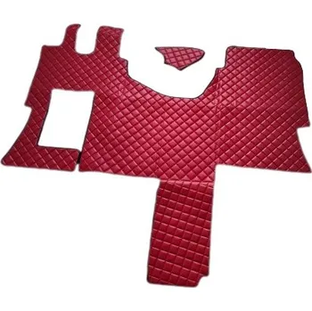 autokoberec Koberce kožené pro MERCEDES MP IV/V Solostar, AUTOMAT, červená barva
