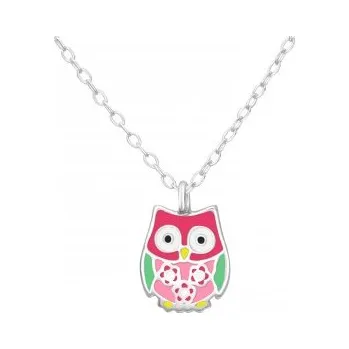 Přívěsek Stříbrný přívěsek sova se řetízkem - A4S39601 (Stříbrná sova na řetízku)