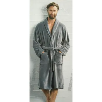 Pánský župan Livarno Home pánský župan světle šedá M