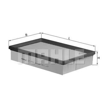 Vzduchový filtr Vzduchový filtr, , 1232095, 1486703, 3M519601DA, 7M519601DA, Y60113Z40, Y60113Z409A, Y60113Z40A, Y60113Z40A9A, KNECHT, LX 1570