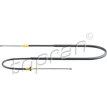 Lanko parkovací brzdy Tažné lanko, parkovací brzda, , 4745N4, TOPRAN, 721 657