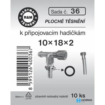 Instalatérský materiál Sada k připojovacím hadičkám, 10x14x2 mm