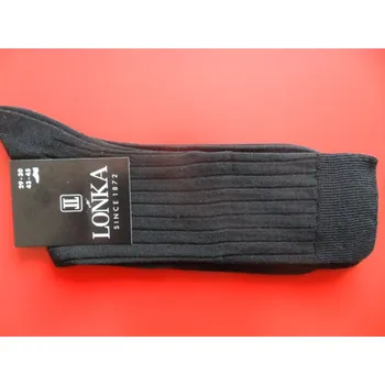 Pánské ponožky OLDALZES-pánské ponožky LONKA černé 43-45(29-30) (pánské řetízkované bavlněné ponožky)