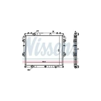 Chladič motoru Chladič motoru NISSENS 646849