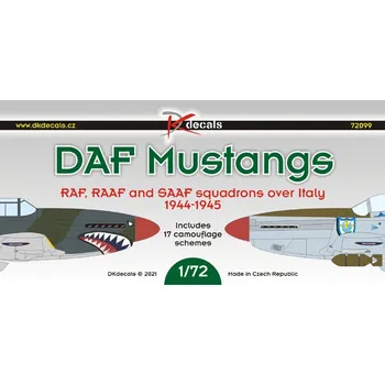 Plastikový model 1/72 DAF Mustangs over Italy, 1944-45 (17x camo)