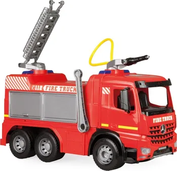 LENA Giga Trucks 02158 Mercedes hasičské auto Arocs v kartonu