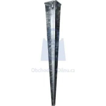 Příslušenství pro plot Patka kotevní zatloukací s deskou 80 / 80 / 600, balení 1 ks