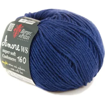 Příze Borgo de' Pazzi Amore WS Super soft Cashmere 160 royal 50 (Super soft Cashmere 160 royal 50)