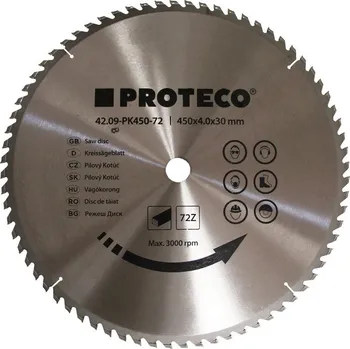 Pilový kotouč Proteco 42.09-PK450-72 450 mm