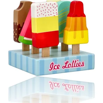 Dřevěná hračka NEF Dětská dřevěná sada Ice - Nanuky