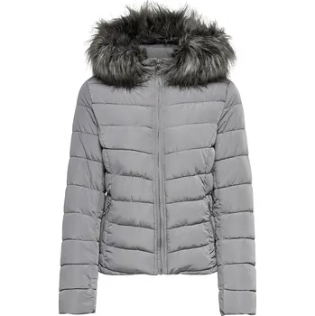 ONLY Newellan Quilted Hood Silver Filigree S