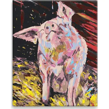 Malování podle čísel - Čuník - 40x50 cm, bez dřevěného rámu - CZ výroba