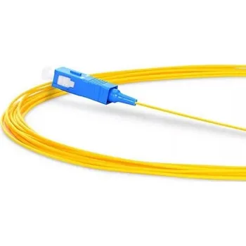 Síťový kabel Masterlan optický pigtail, SCupc, Singlemode 9/125, G.652.D, 1.5m