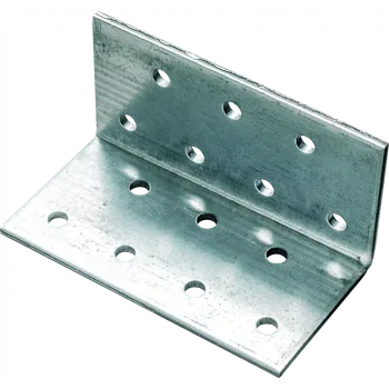 Tesařské kování RAWLPLUG Spojka úhelníková děrovaná rovnoramenná D-KP síla 2,5 mm Varianta: 60 x 50 mm