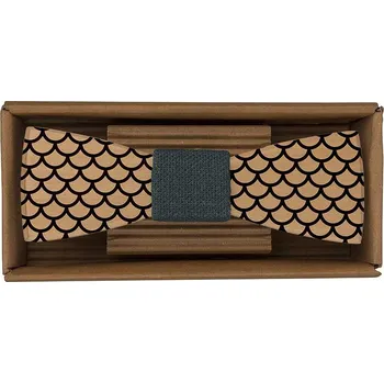 Motýlek Dřevěný motýlek pro rybáře