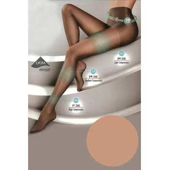 Dámské punčochy Glara Jednobarevné masážní punčocháče s lycrovým vláknem 50 DEN 486660