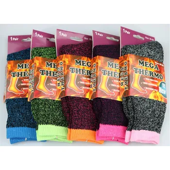 Dámské ponožky ELLASUN Dámské termo ponožky barevné Velikost: 35 - 38