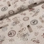 Signo Směsové plátno Cave káva na…