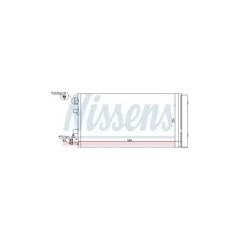 Chladič motoru Chladič klimatizace NISSENS 940195