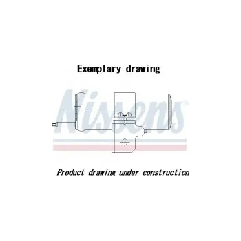 Chladič motoru Vysoušeč klimatizace NISSENS 95156