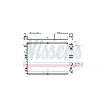 Chladič motoru Chladič motoru NISSENS 60924