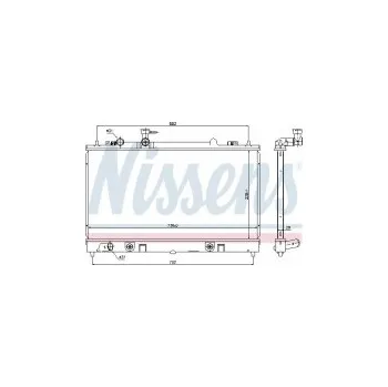 Auto-moto Chladič motoru NISSENS 69466