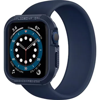 Spigen Rugged Armor Pouzdro Apple Watch Series 4/5/6/SE (44 mm) Navy Blue