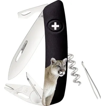 kapesní nůž Swiza TT03 Tick Tool Wildlife Puma Black KNB.1070.W004