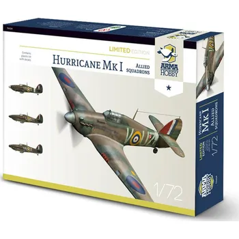 Plastikový model 1:72 Hawker Hurricane Mk.I, Allied Squadrons, Limited Edition