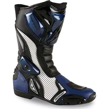 Moto obuv SONIC BL - modré motocyklové boty PREXPORT (velikost bot: 46)