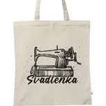 BIO plátěná taška s potiskem Švadlenka