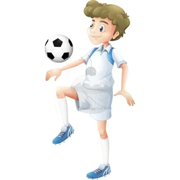 Jedlá dekorace na dort Caketools Jedlý papír "Mladý fotbalista 6" - A4