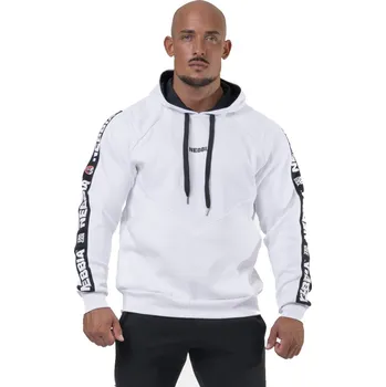 Pánská mikina Nebbia Unlock the Champion 194 bílá