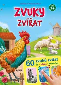 Leporelo Zvuky zvířat: 60 zvuků zvířat: Stiskni a poslouchej - Nakladatelství Junior (2021)